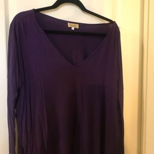 Eggplant Piko Top